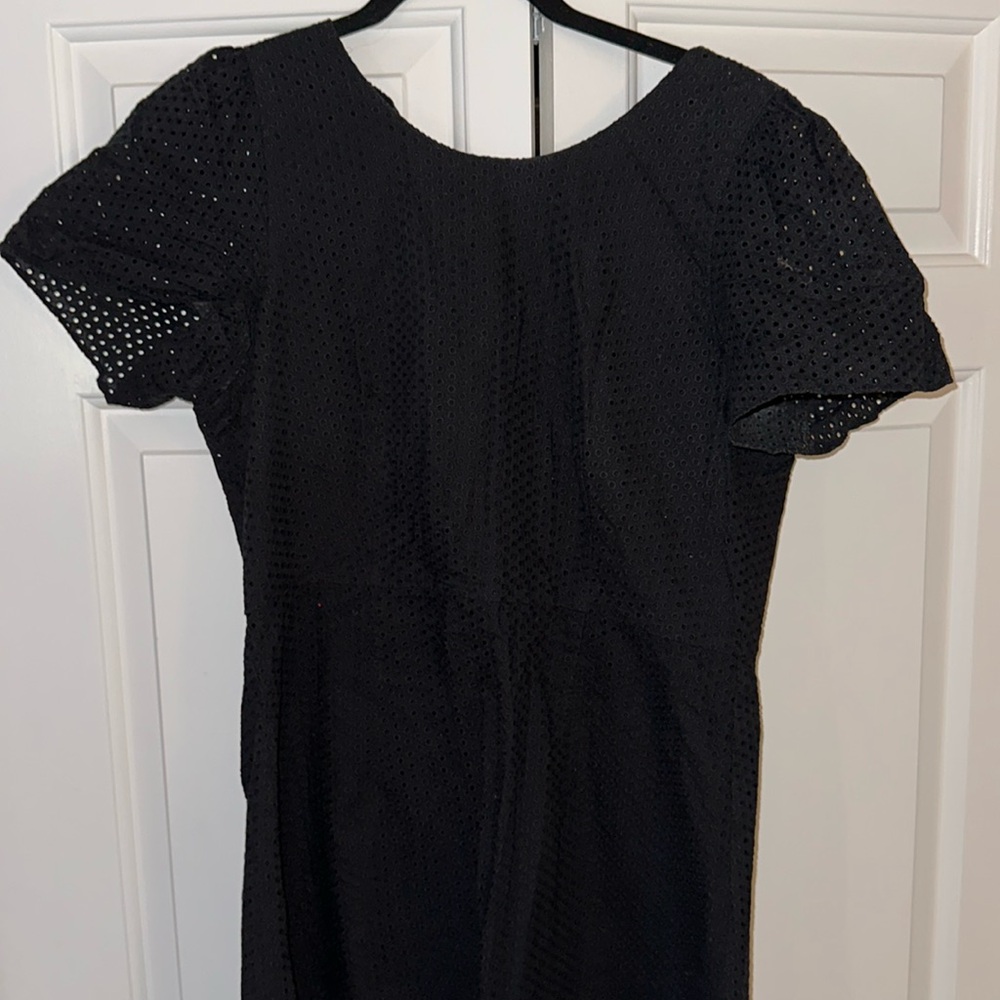 Black J.Crew eyelet dress